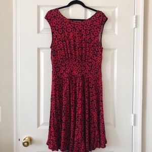Anthropologie Flower Print Dress